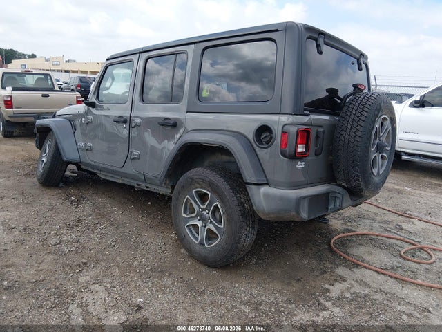 Продаж на аукціоні авто 2020 Jeep Wrangler Unlimited Sport S 4x4, vin: 1C4HJXDN7LW325597, номер лоту: 45273740