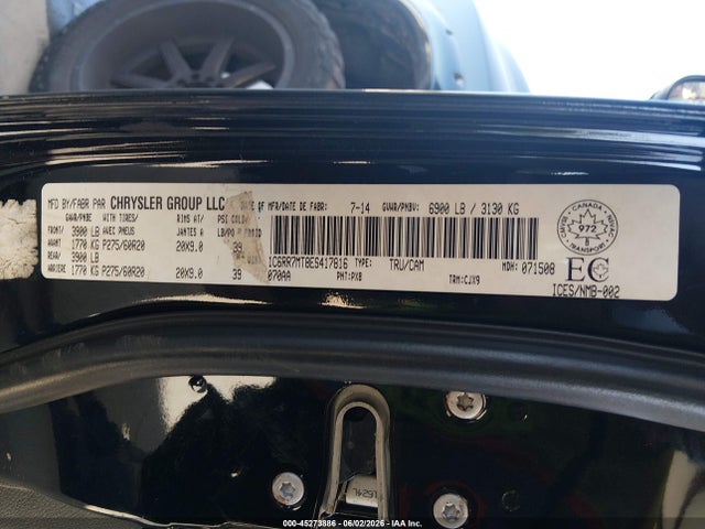 RAM 1500 Sport 2014 1C6RR7MT8ES417816 Image 9