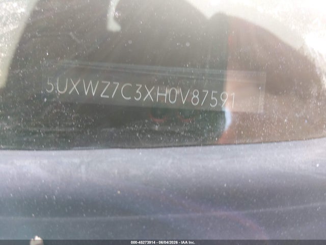 5UXWZ7C3XH0V87591 BMW X3 Sdrive28i