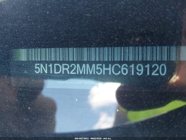 45273923 :رقم المزاد ، 5N1DR2MM5HC619120 vin ، 2017 Nissan Pathfinder Sl مزاد بيع