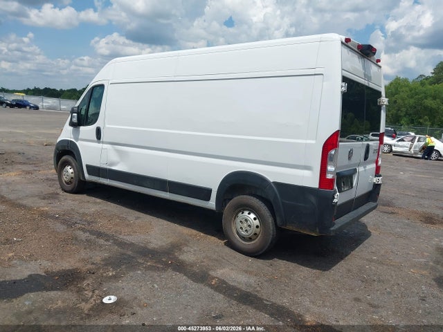 Продажа на аукционе авто 2023 Ram Promaster 2500 High Roof 159 Wb, vin: 3C6LRVDG0PE596291, номер лота: 45273953