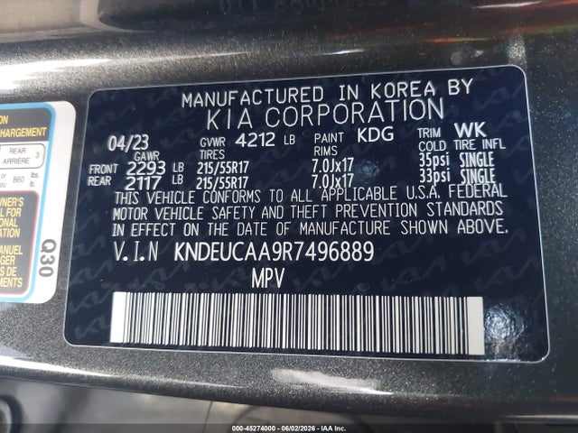KIA SELTOS S 2024 KNDEUCAA9R7496889 Image 9