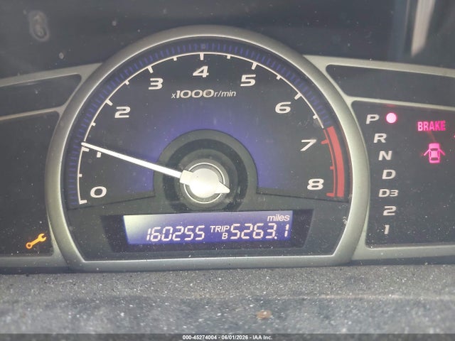 2008 Honda Civic Lx მანქანა იყიდება აუქციონზე, vin: 1HGFA16578L005756, აუქციონის ნომერი: 45274004