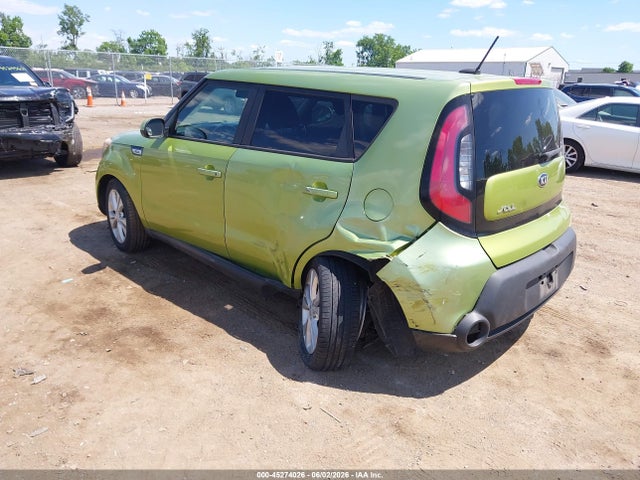 2015 Kia Soul + მანქანა იყიდება აუქციონზე, vin: KNDJP3A54F7768690, აუქციონის ნომერი: 45274026