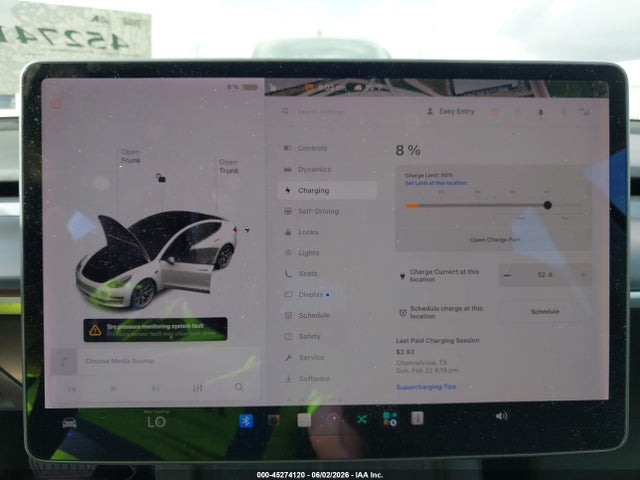 45274120 :رقم المزاد ، 5YJ3E1EA3MF982152 vin ، 2021 Tesla Model 3 Standard Range Plus Rear-wheel Drive مزاد بيع