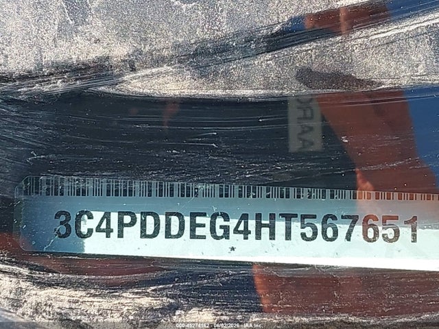 Продаж на аукціоні авто 2017 Dodge Journey Gt Awd, vin: 3C4PDDEG4HT567651, номер лоту: 45274162