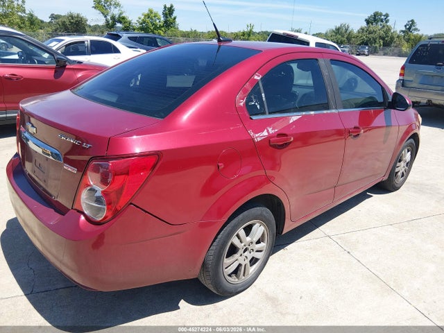 Aukcja sprzedaży 2013 Chevrolet Sonic Lt Auto, vin: 1G1JC5SB5D4255368, numer aukcji: 45274224