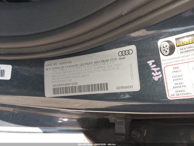 Aukcja sprzedaży 2014 Audi A6 2.0t Premium, vin: WAUGFAFCXEN018288, numer aukcji: 45274236