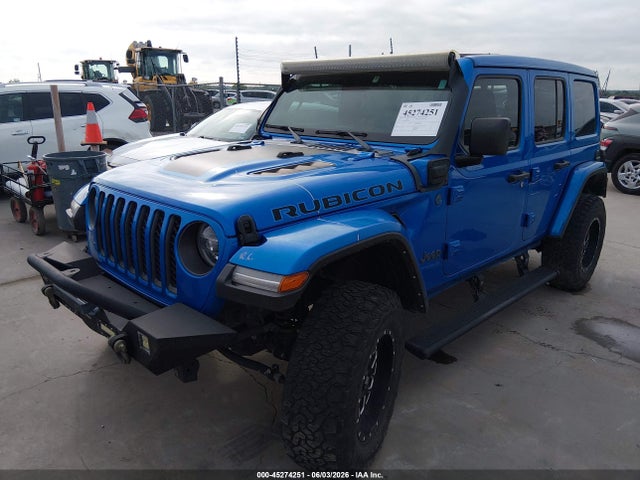 45274251 :رقم المزاد ، 1C4JJXR64MW758427 vin ، 2021 Jeep Wrangler 4xe Unlimited Rubicon 4x4 مزاد بيع