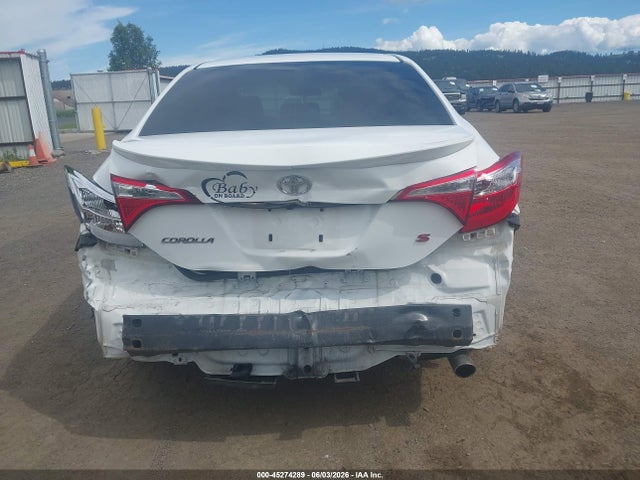 Aukcja sprzedaży 2016 Toyota Corolla S Plus, vin: 2T1BURHE2GC738657, numer aukcji: 45274289