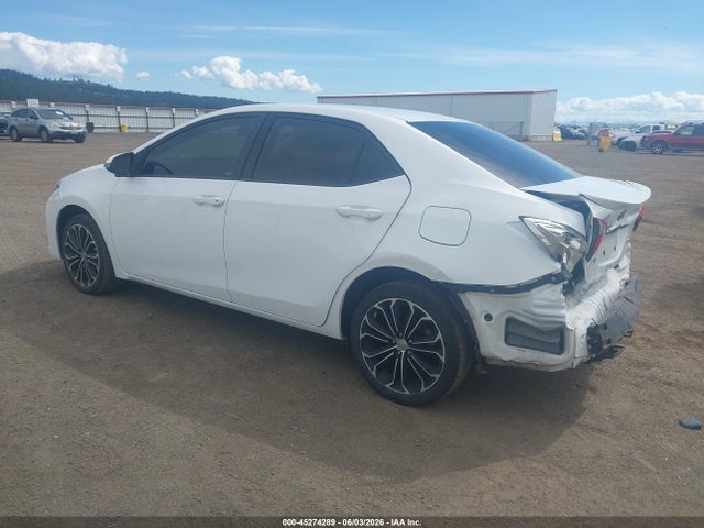 Aukcja sprzedaży 2016 Toyota Corolla S Plus, vin: 2T1BURHE2GC738657, numer aukcji: 45274289