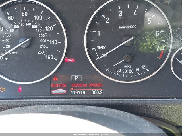 2015 Bmw 320i Xdrive მანქანა იყიდება აუქციონზე, vin: WBA3C3C59FK201791, აუქციონის ნომერი: 45274403