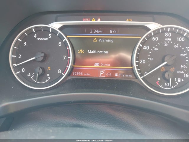 45274440 :رقم المزاد ، 3N1AB8CVXSY324668 vin ، 2025 Nissan Sentra Sv مزاد بيع