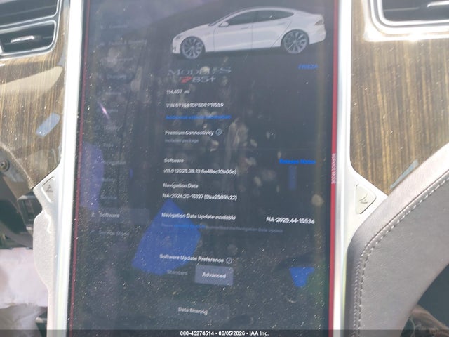 Aukcja sprzedaży 2013 Tesla Model S Performance, vin: 5YJSA1DP6DFP11566, numer aukcji: 45274514