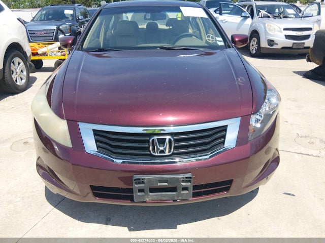 45274533 :رقم المزاد ، 1HGCP26878A040648 vin ، 2008 Honda Accord 2.4 Ex-l مزاد بيع