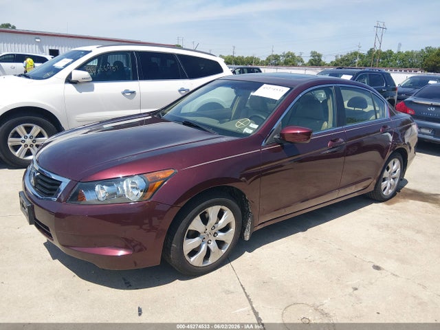 45274533 :رقم المزاد ، 1HGCP26878A040648 vin ، 2008 Honda Accord 2.4 Ex-l مزاد بيع