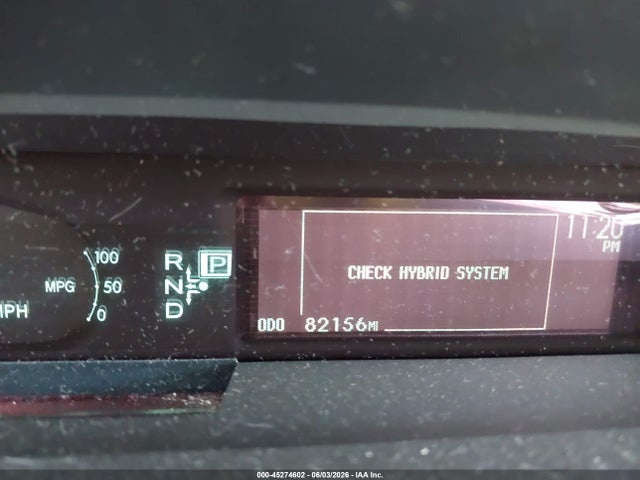 45274602 :رقم المزاد ، JTDKN3DU9A0217136 vin ، 2010 Toyota Prius Iv مزاد بيع