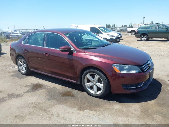 Auction sale of the 2012 Volkswagen Passat 2.5l Se, vin: 1VWBP7A36CC081527, lot number: 45274619