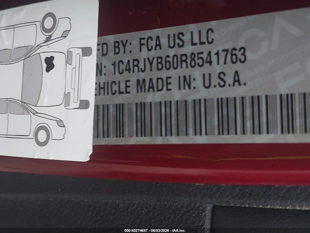 2024 Jeep Grand Cherokee 4xe მანქანა იყიდება აუქციონზე, vin: 1C4RJYB60R8541763, აუქციონის ნომერი: 45274657