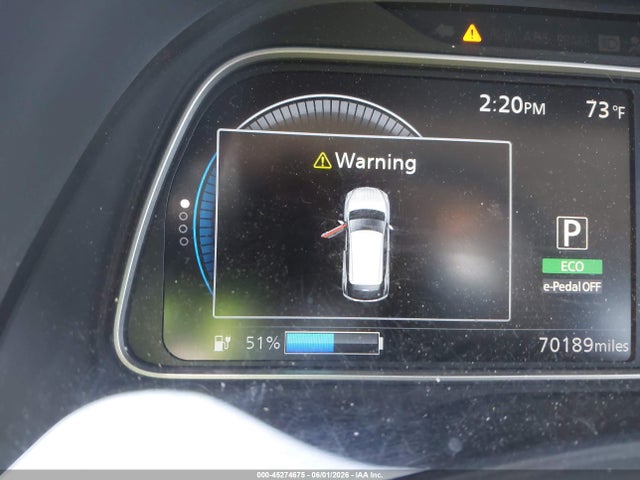 Продаж на аукціоні авто 2018 Nissan Leaf S, vin: 1N4AZ1CP9JC316284, номер лоту: 45274675