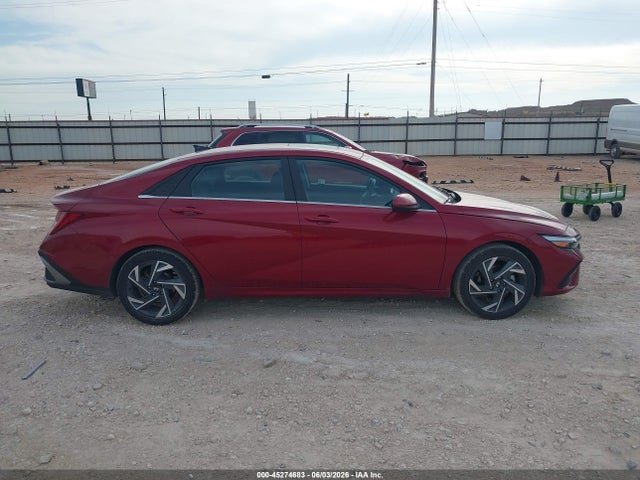 45274683 :رقم المزاد ، KMHLS4DG6SU952255 vin ، 2025 Hyundai Elantra Sel Convenience مزاد بيع