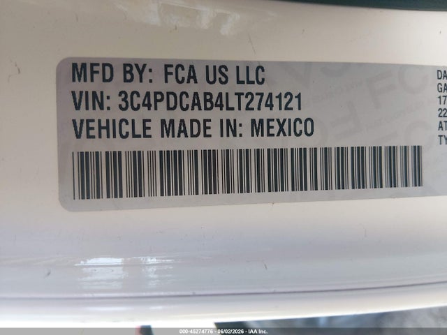 Dodge Journey Se Value 2020 3C4PDCAB4LT274121 Image 9