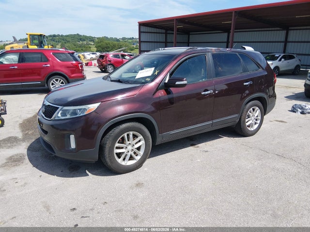 45274814 :رقم المزاد ، 5XYKT3A62EG433258 vin ، 2014 Kia Sorento Lx مزاد بيع