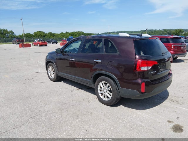 45274814 :رقم المزاد ، 5XYKT3A62EG433258 vin ، 2014 Kia Sorento Lx مزاد بيع