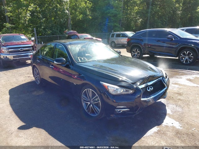 2017 Infiniti Q50 3.0t Premium მანქანა იყიდება აუქციონზე, vin: JN1EV7AR9HM836104, აუქციონის ნომერი: 45274861