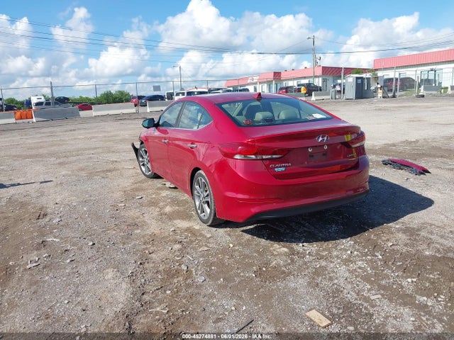 45274881 :رقم المزاد ، KMHD84LFXHU064144 vin ، 2017 Hyundai Elantra Limited مزاد بيع