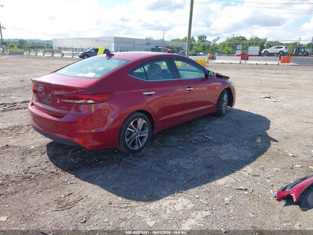 45274881 :رقم المزاد ، KMHD84LFXHU064144 vin ، 2017 Hyundai Elantra Limited مزاد بيع