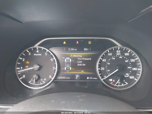 2021 Nissan Maxima Sr Xtronic Cvt მანქანა იყიდება აუქციონზე, vin: 1N4AA6EV2MC502494, აუქციონის ნომერი: 45274934