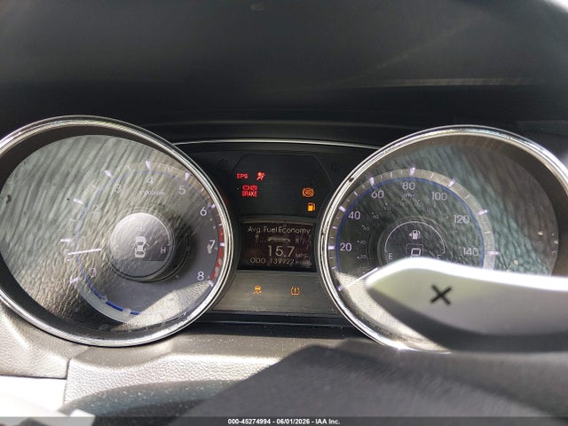 2013 Hyundai Sonata Se მანქანა იყიდება აუქციონზე, vin: 5NPEC4AC4DH762754, აუქციონის ნომერი: 45274994