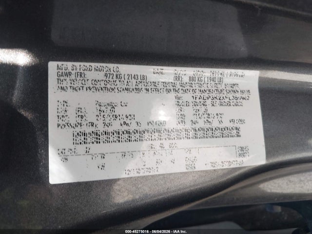Ford FOCUS SE 2015 1FADP3K2XFL350942 Image 9