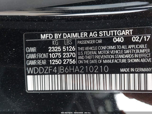 Mercedes-Benz E 300 2017 WDDZF4JB6HA210210 Image 9