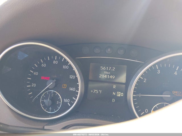 45275272 :رقم المزاد ، 4JGBB8GB2BA700409 vin ، 2011 Mercedes-benz Ml 350 4matic مزاد بيع