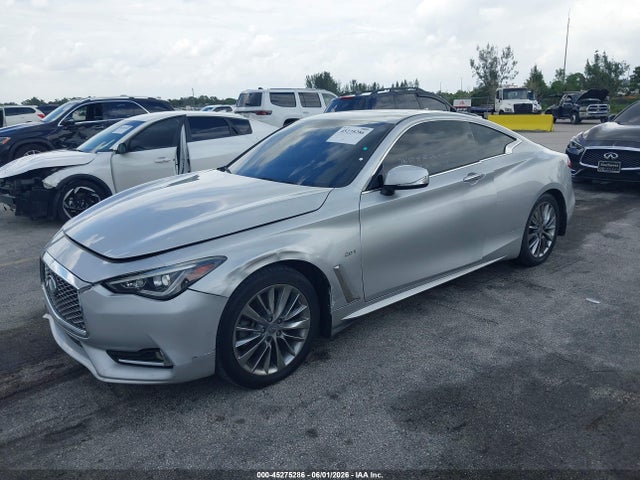 45275286 :رقم المزاد ، JN1CV7EK4HM111143 vin ، 2017 Infiniti Q60 2.0t مزاد بيع