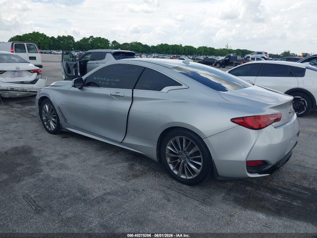 45275286 :رقم المزاد ، JN1CV7EK4HM111143 vin ، 2017 Infiniti Q60 2.0t مزاد بيع