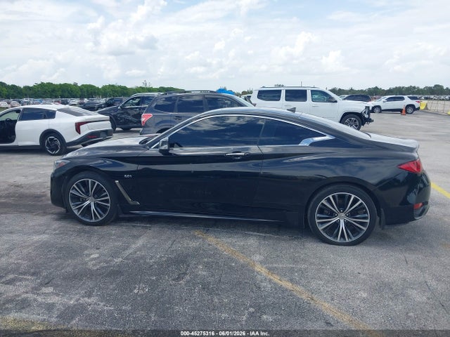 45275316 :رقم المزاد ، JN1CV7EK1HM110340 vin ، 2017 Infiniti Q60 2.0t مزاد بيع
