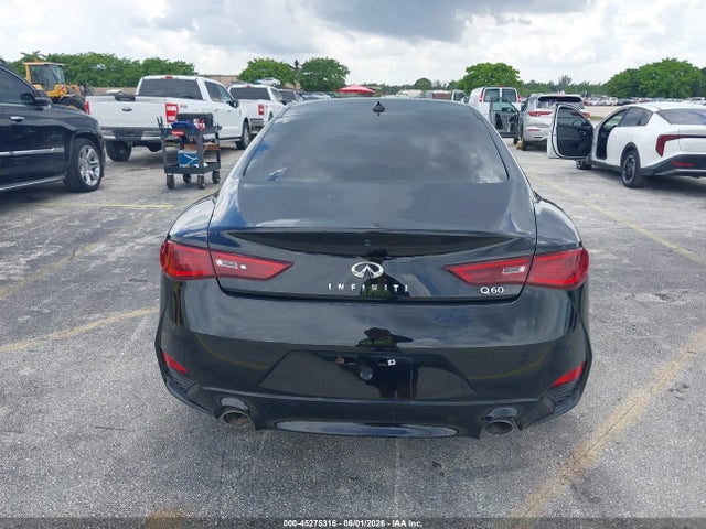 45275316 :رقم المزاد ، JN1CV7EK1HM110340 vin ، 2017 Infiniti Q60 2.0t مزاد بيع
