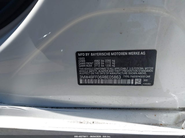 BMW M340i M340i Xdrive 2024 3MW49FF06R8E05863 Image 9