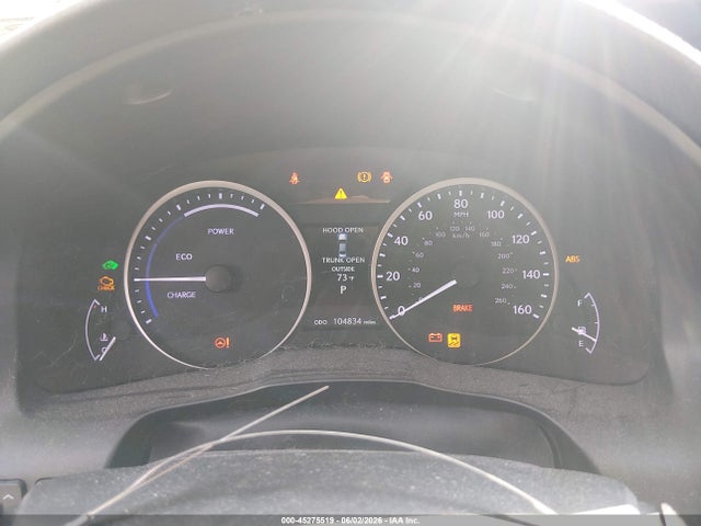 45275519 :رقم المزاد ، JTHBW1GG2E2059318 vin ، 2014 Lexus Es 300h مزاد بيع