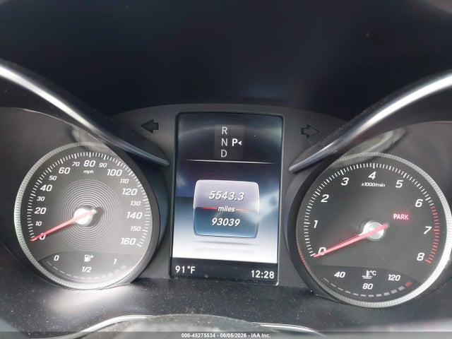 45275534 :رقم المزاد ، WDDWJ4JB2HF393206 vin ، 2017 Mercedes-benz C 300 مزاد بيع