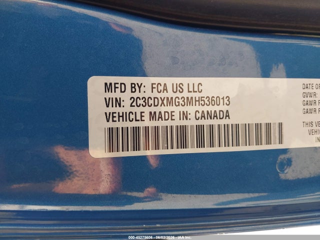 Dodge Charger Gt Awd 2021 2C3CDXMG3MH536013 Image 9