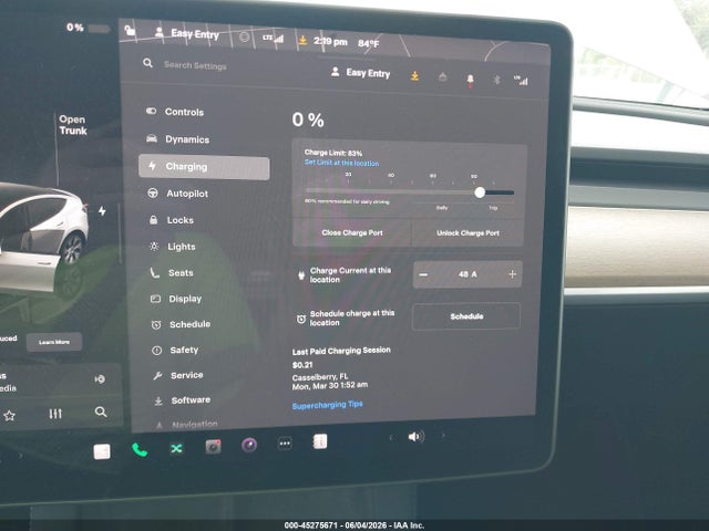 45275671 :رقم المزاد ، 7SAYGDEE9PA035206 vin ، 2023 Tesla Model Y Awd/long Range Dual Motor All-wheel Drive مزاد بيع