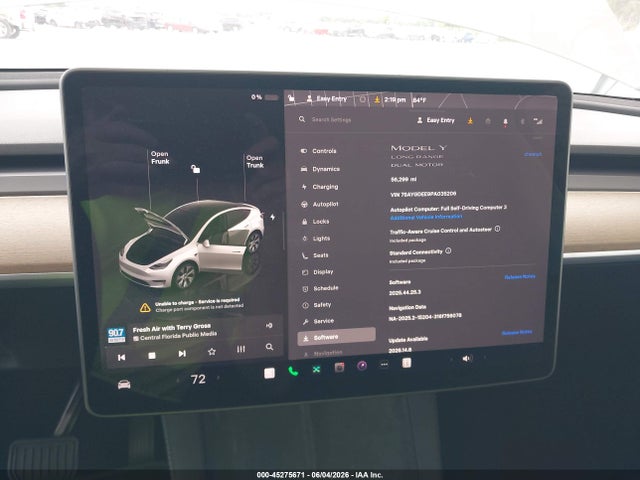 45275671 :رقم المزاد ، 7SAYGDEE9PA035206 vin ، 2023 Tesla Model Y Awd/long Range Dual Motor All-wheel Drive مزاد بيع
