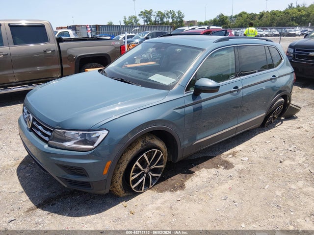 45275742 :رقم المزاد ، 3VV3B7AX3MM040783 vin ، 2021 Volkswagen Tiguan 2.0t Se/2.0t Se R-line Black/2.0t Sel مزاد بيع
