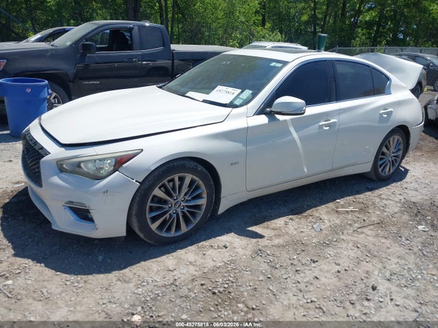 45275818 :رقم المزاد ، JN1EV7AR5KM550550 vin ، 2019 Infiniti Q50 3.0t Luxe مزاد بيع