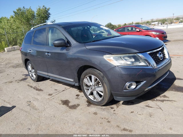 2013 Nissan Pathfinder Platinum მანქანა იყიდება აუქციონზე, vin: 5N1AR2MN2DC608873, აუქციონის ნომერი: 45275997