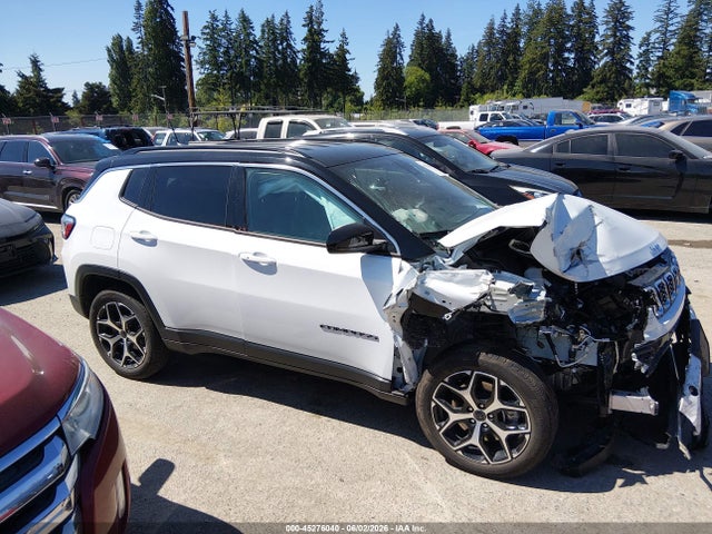 2025 Jeep Compass Limited 4x4 მანქანა იყიდება აუქციონზე, vin: 3C4NJDCN2ST613938, აუქციონის ნომერი: 45276040